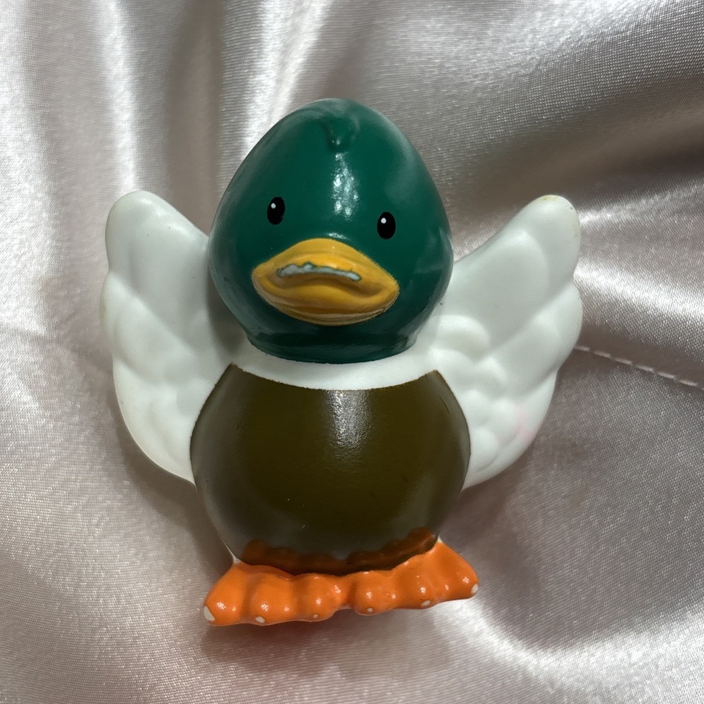 Fisher Price Little People Click Barnyard Farm‎ Barn MALLARD Duck HTF Rare 2009